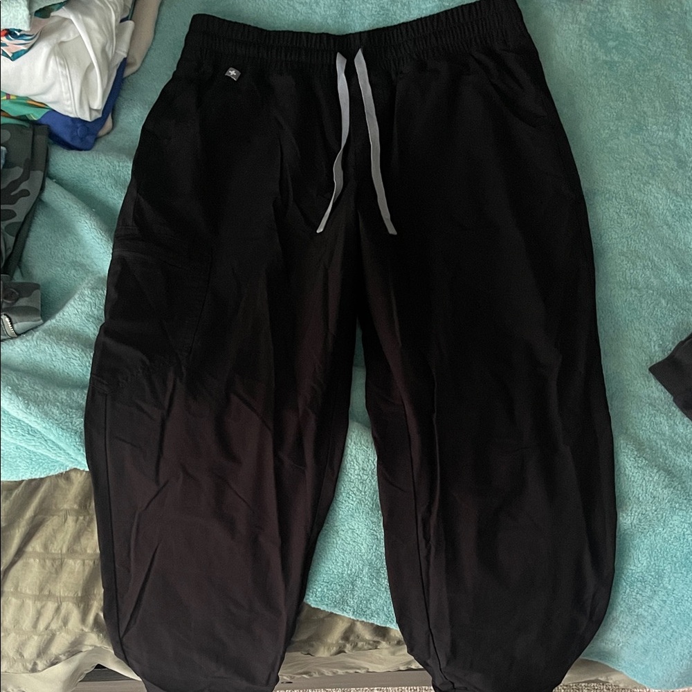 Figs Black Jogger Pants